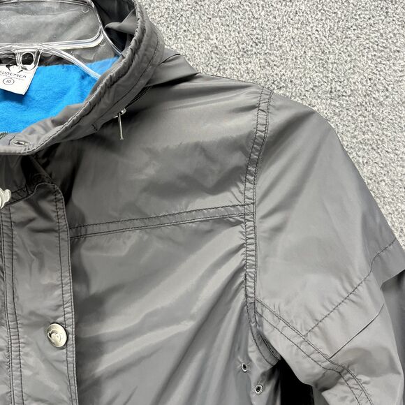 Appaman Jacket Kids 10 Gray thin light weight windbreaker lined pockets hooded - Picture 6 of 16